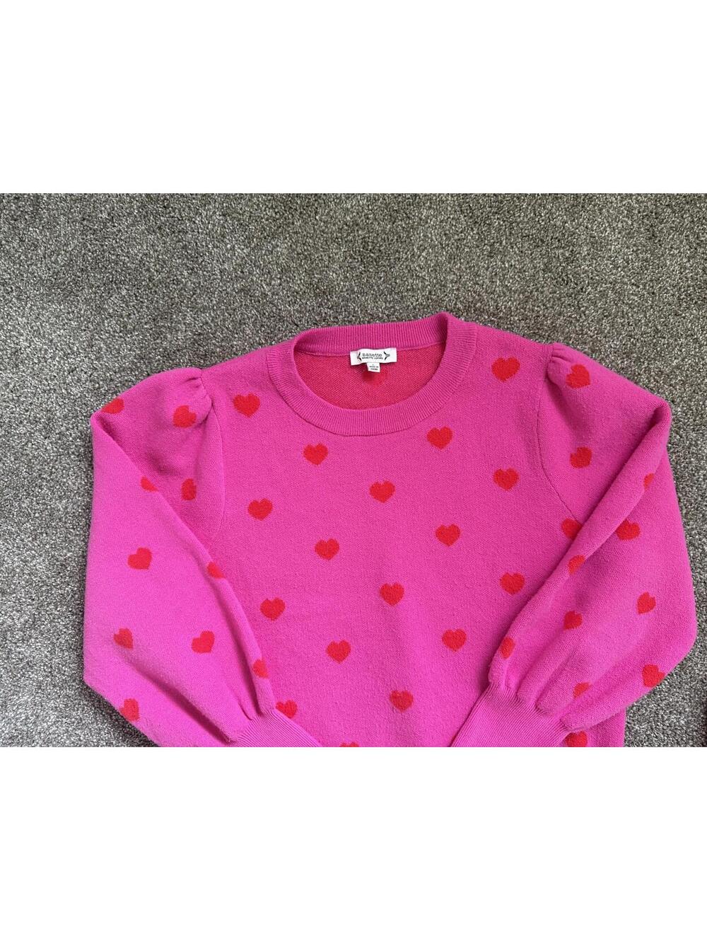 Nanette women’s heart sweater - Picture 2 of 3